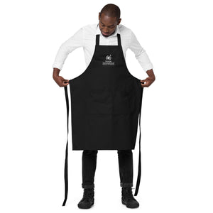 FI - Adult Organic Cotton Apron - Embroidered