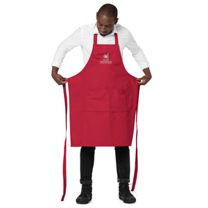 FI - Adult Organic Cotton Apron - Embroidered