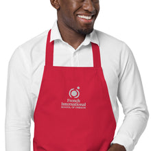 Load image into Gallery viewer, FI - Adult Organic Cotton Apron - Embroidered