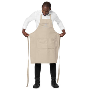 FI - Adult Organic Cotton Apron - Embroidered