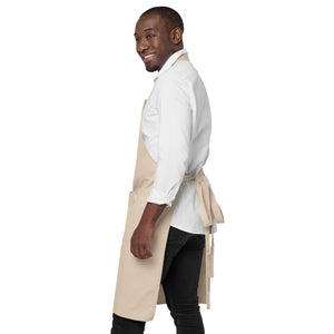 FI - Adult Organic Cotton Apron - Embroidered