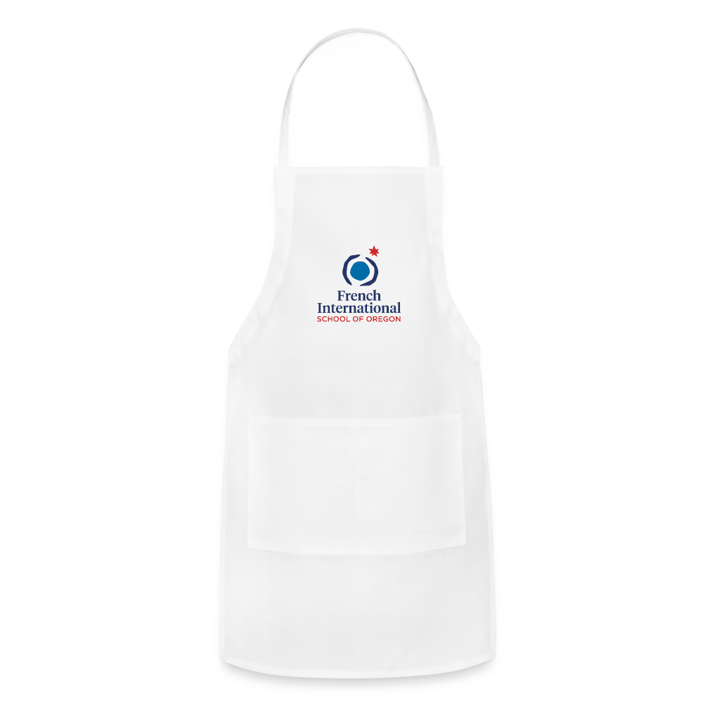 FIS - Adult White Adjustable Apron - white