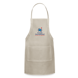 FIS - Adult White Adjustable Apron - natural