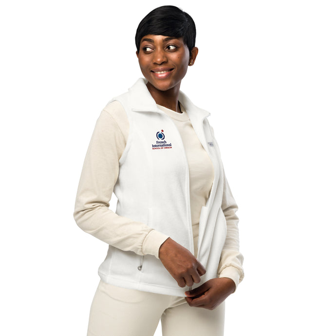 FI - Women’s Columbia Fleece Vest - White